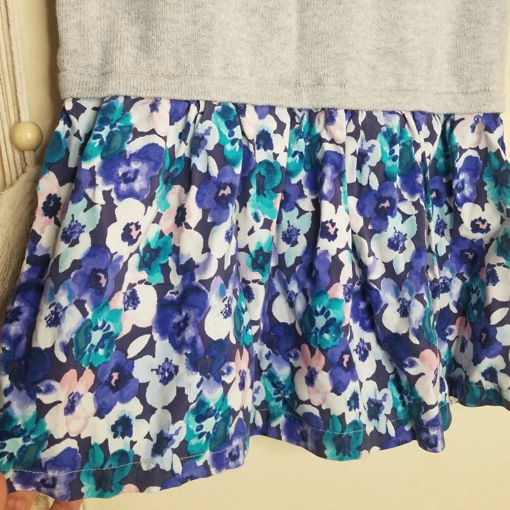 Gymboree Girl's Sweater Floral Dress 6